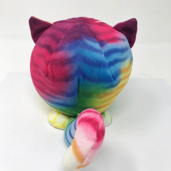 Fur Balls Kipp Brothers Plush Cat Tie Dye Tabby 5" - Picture 2 of 7